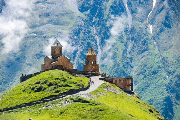 istock Gergeti Trinity Church in Georgia 827099858