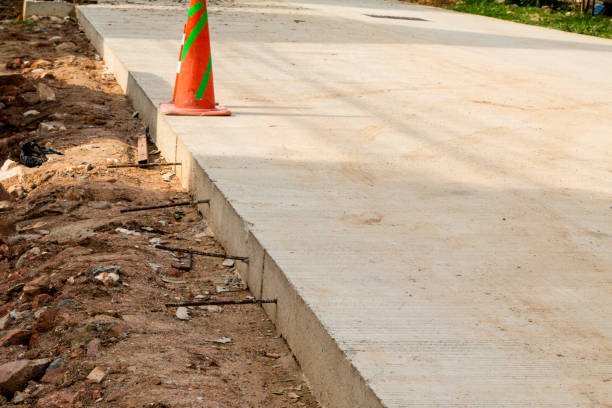 istock Concrete construction ,  urban road street project 827102682