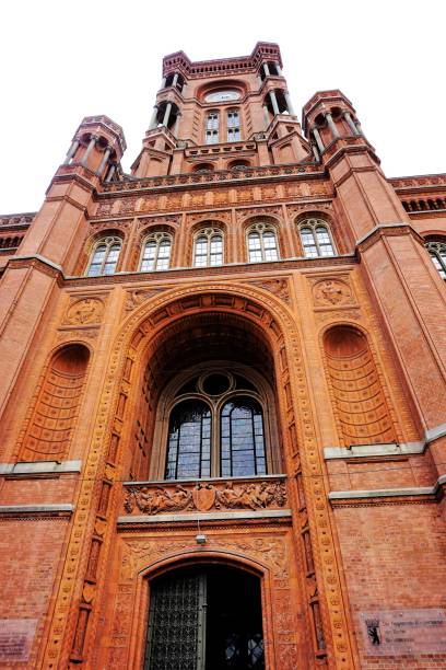 istock Berlin Red Town Hall close-up 827106260