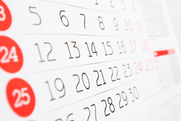 istock Closeup Of Calendar 827116256