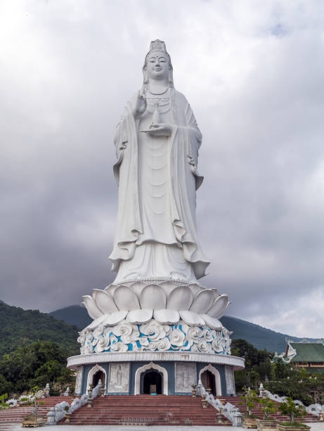 istock Big Guanyin statue in Da Nang, Vietnam 827119340