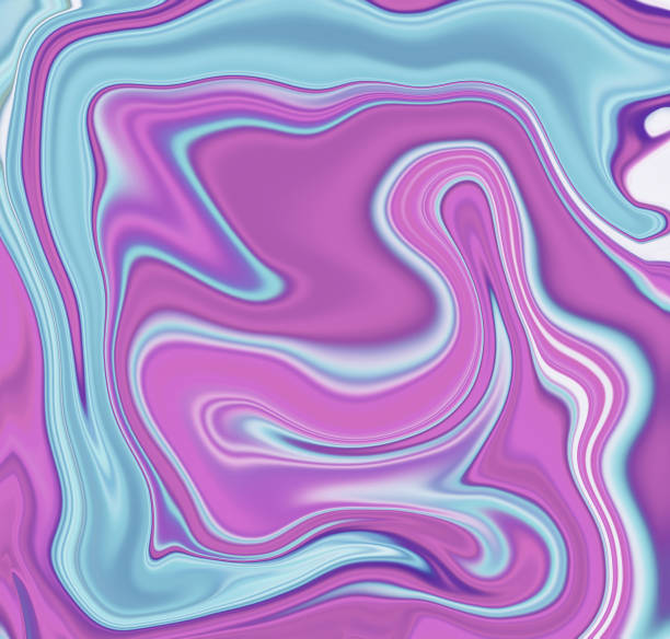 istock Pink and blue abstract background. Mesh liquid surface digital illustration. 827123022