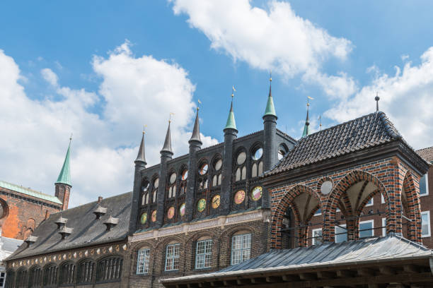 istock Town Hall in Luebeck 827125994