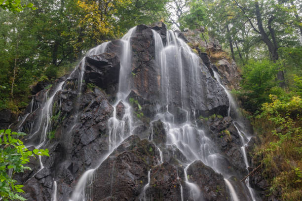 istock The waterfall on mountains in Harz, Germany 827126096