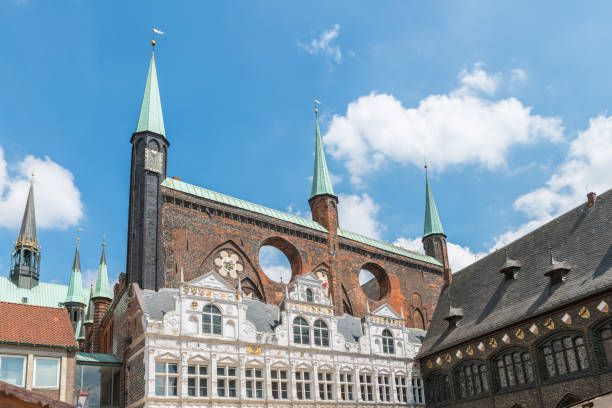 istock Town Hall in Luebeck 827126222