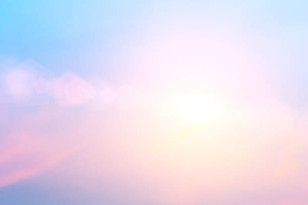 istock Beautiful light from the nature at sunset every day. 827135338