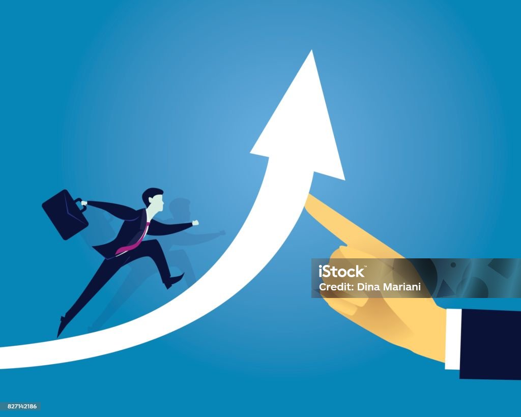 Success Forward Business Success Moving Forward Concept Stock Illustration - Download ...