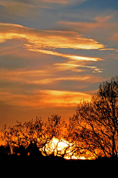 istock Sunset in Chazelle, France 827145292