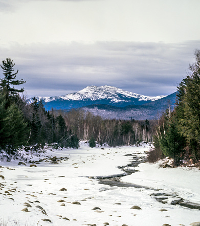 White Mountains, New Hampshire swift river
