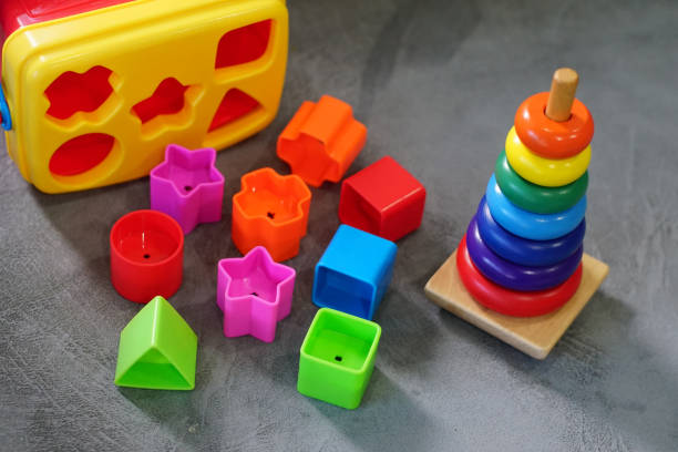 istock Colorful toys in playroom 827154754