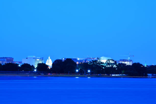 Panoramic Photo of Washington, D.C. at Dusk