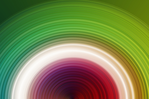 Spiral bright green abstract background. Dynamic colorful vortex shape pattern