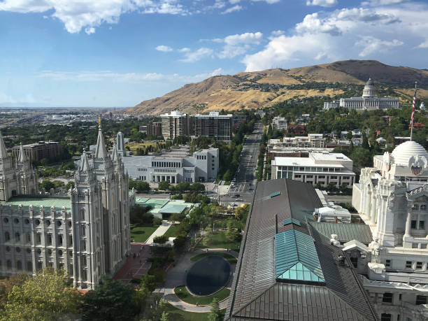 istock Salt Lake mormon temple 827193714