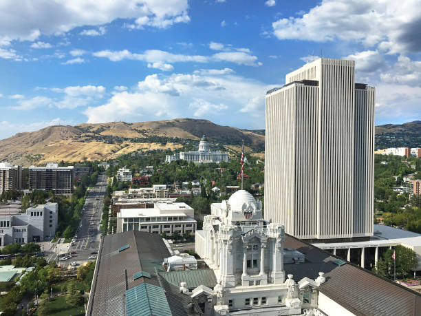 istock Salt Lake city skyline 827193718