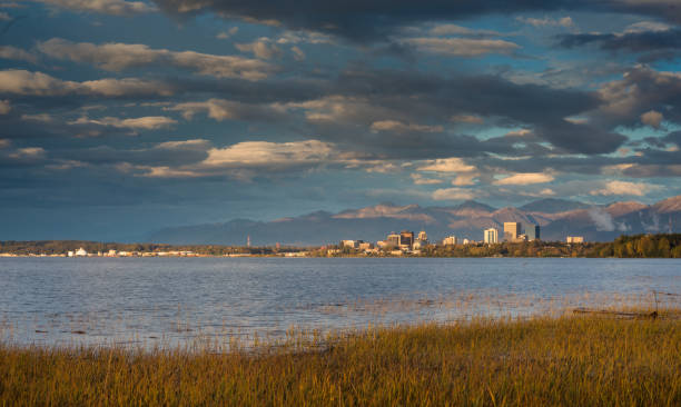 Anchorage - Alaska, Alaska - US State, Urban Skyline, Cityscape, City
