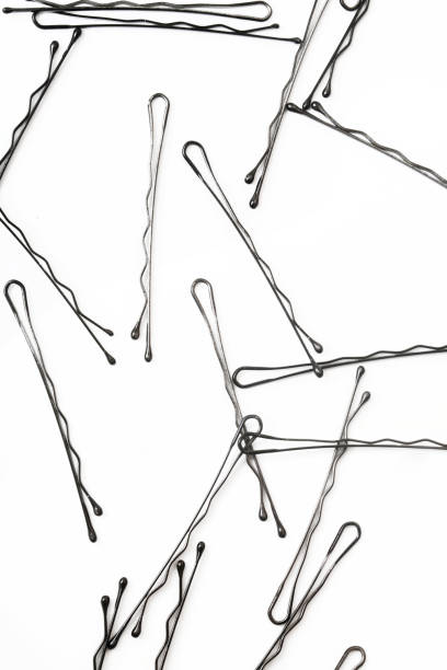 istock Bobby pins / hairpins on the white background 827198618
