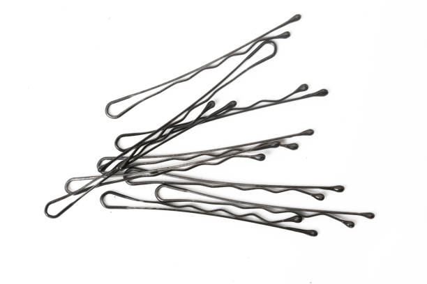 istock Bobby pins / hairpins on the white background 827200684