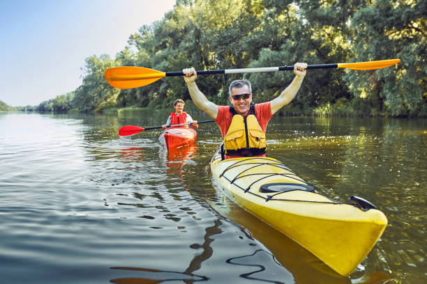 istock A canoe trip on the river in the summer. 827201400