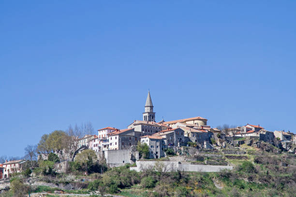 istock Buje - idyllic small town in Istria 827204626