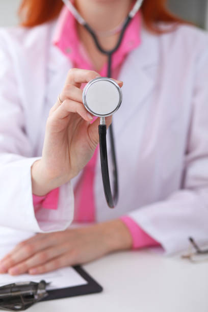 istock Doctor with a stethoscope in the hands 827208588