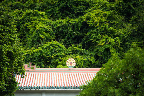 istock Temple Roof in mountain 827220230