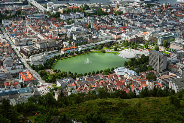 istock Panoramic view of Bergen, Norway 827235106