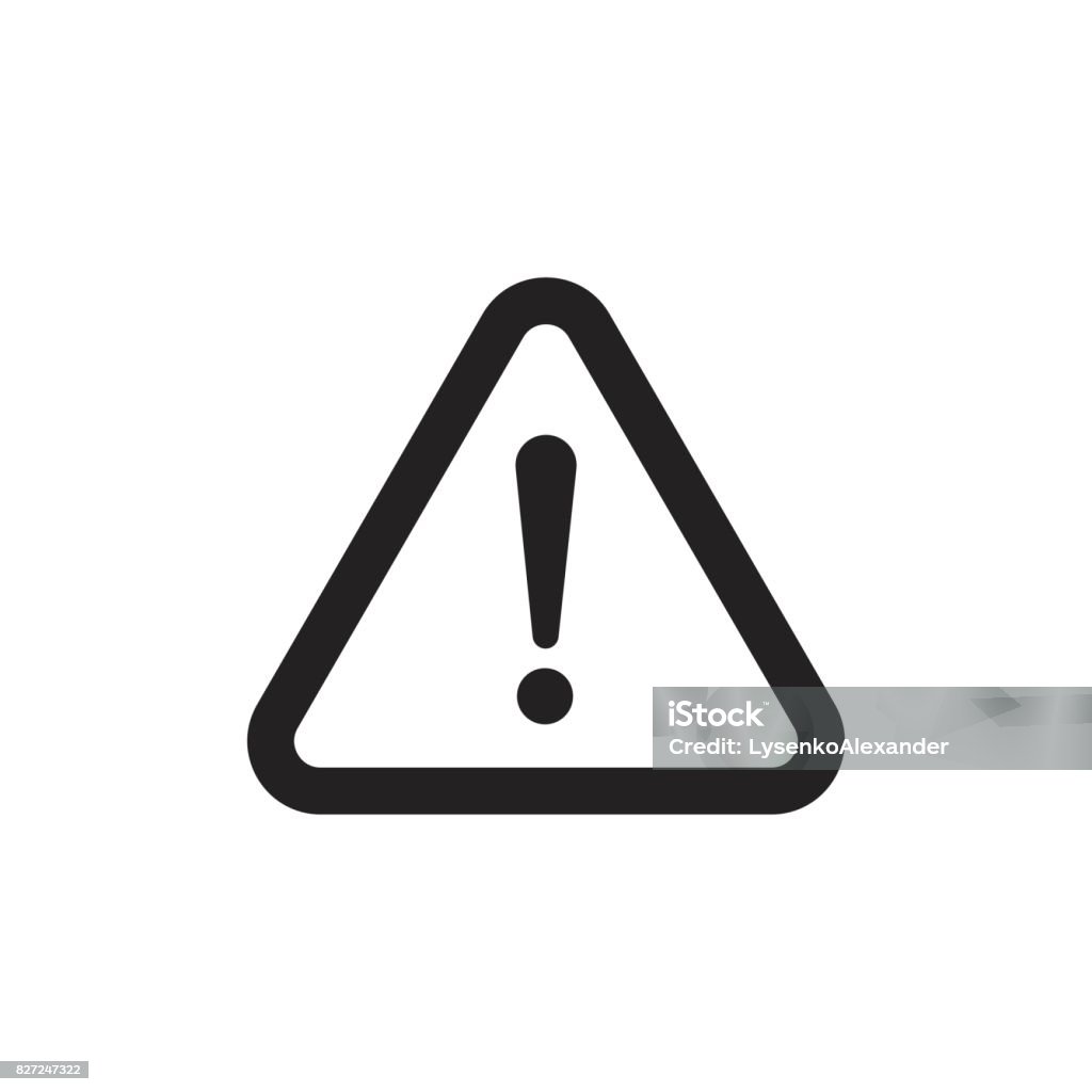 Ikon vektor tanda bahaya. Ilustrasi perhatian hati-hati. Konsep bisnis sederhana flat pictogram pada latar belakang putih. - Bebas Royalti Ikon - Simbol ortografis vektor stok Ikon vektor tanda bahaya. Ilustrasi perhatian hati-hati. Konsep bisnis sederhana flat pictogram pada latar belakang putih. - Bebas Royalti Ikon - Simbol ortografis vektor stok