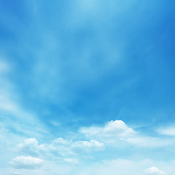 fond bleu doux nuage - outdoors scenics meteorology weather photos et images de collection