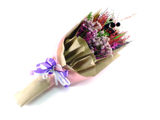 istock bouquet of dried flowers isolate  on white background 827258034