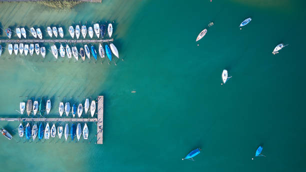 istock Yachts in Harbour at German Lake 827258836