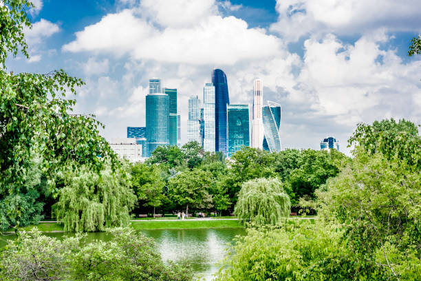 istock Modern quarter in the nature 827266916