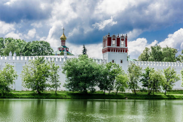 istock Tower and wall of the monastery 827272562