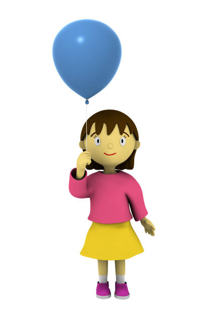 istock A girl with a balloon 827280392