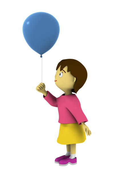 istock A girl with a balloon 827280414