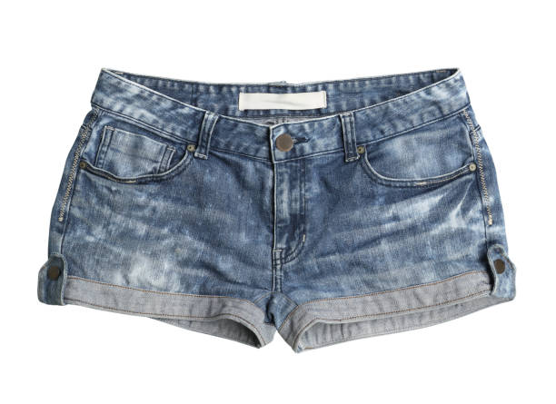 istock Women jeans shorts 827280796