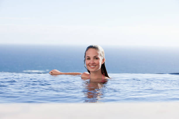 istock Woman in a swimming pool 827284634