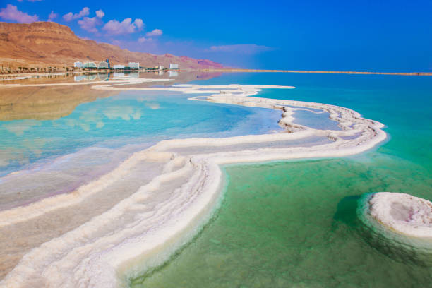 istock Salty water glows with turquoise light 827288642