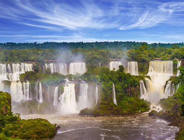 istock Grandiose waterfalls Iguazu 827288980