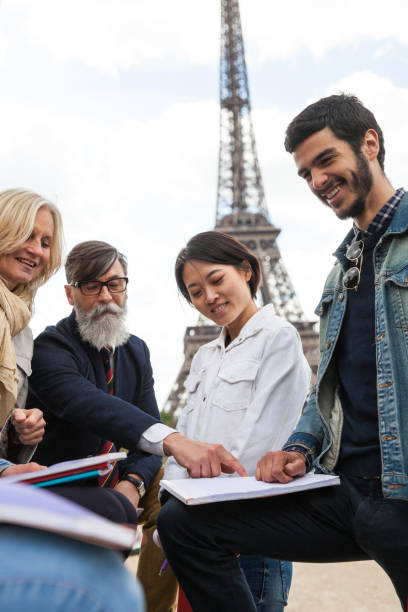 istock School trip in Paris - Outdoor lessons - Tour Eiffel 827291942