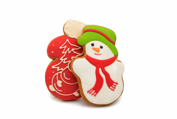 istock Christmas cookies with a snowman 827302416