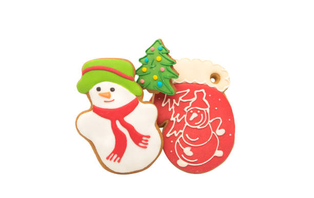 istock Christmas cookies with a snowman 827302830
