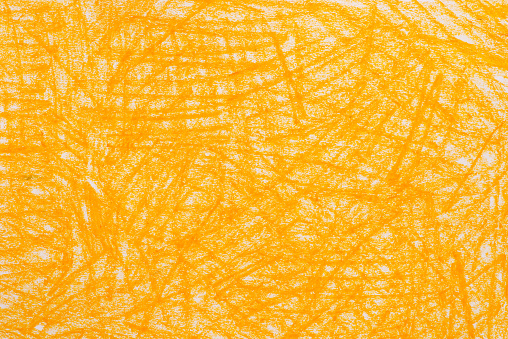 garabatos de lápiz amarillo textura de fondo photo