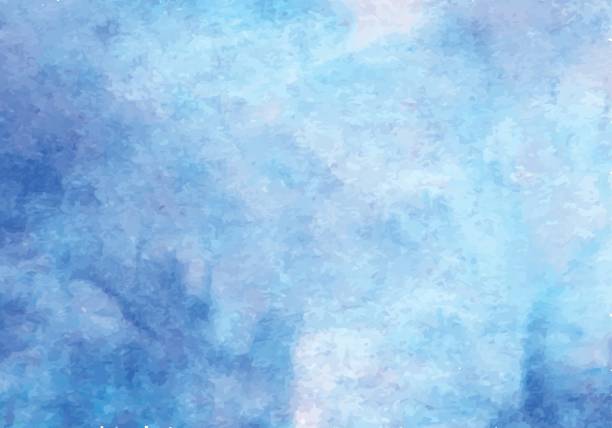 Blue watercolor vector background. Abstract hand paint square stain backdrop Blue watercolor vector background. Abstract hand paint square stain backdrop. wind backgrounds stock illustrations