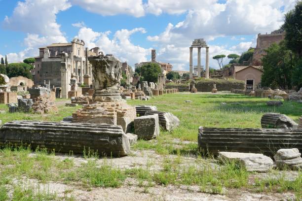 istock Ruins of columns and capitals 827309304