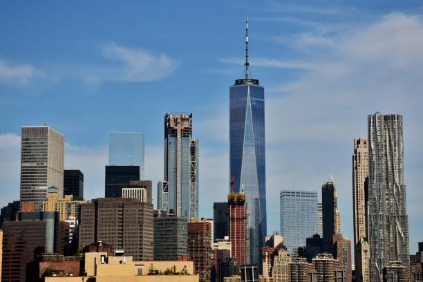 istock Skyline of Wall Street 827316198