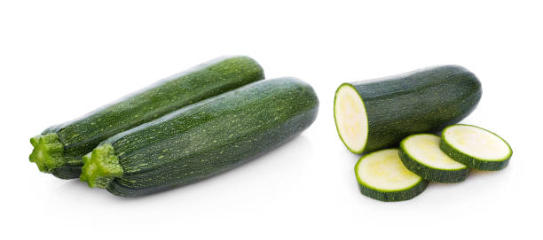 istock green zucchini vegetables isolated on white background 827319350