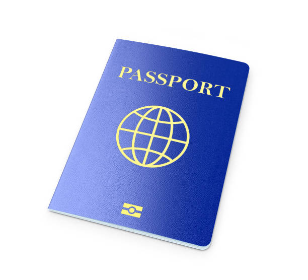 istock Passport on a white background. 3D illustration 827323952
