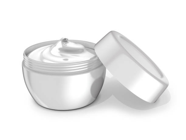 istock A jar with hand cream on a white background. 3D illustration 827326968