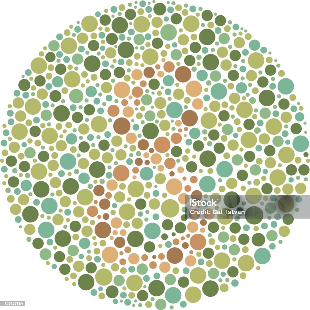 Color Testing Medical Color Blind Test Stock Illustration - Download Image Now - Color ...
