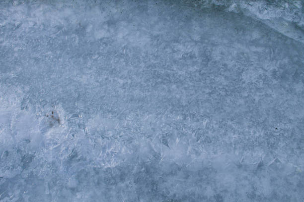 istock Texture of the ice surface. Winter background 827338604